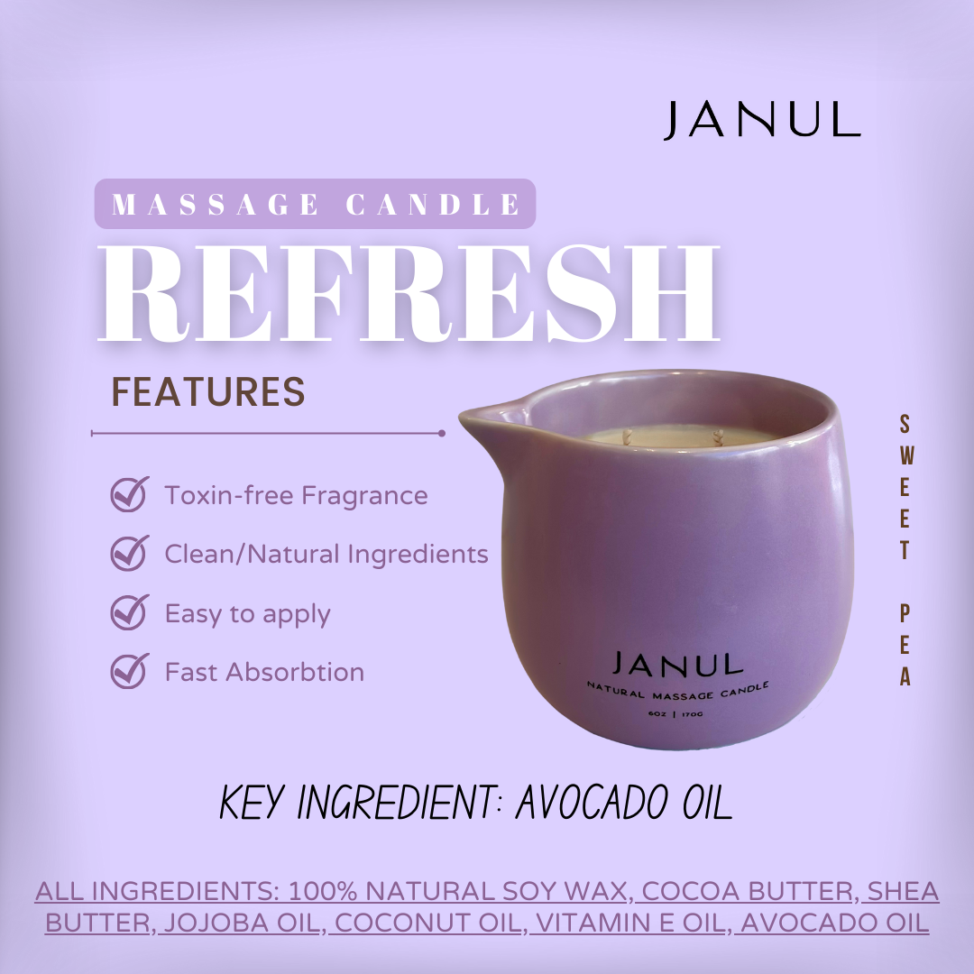 REFRESH Massage Candle
