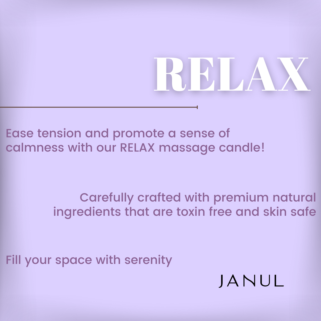 RELAX Massage Candle