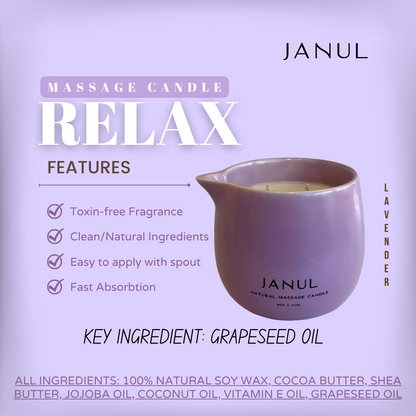 RELAX Massage Candle