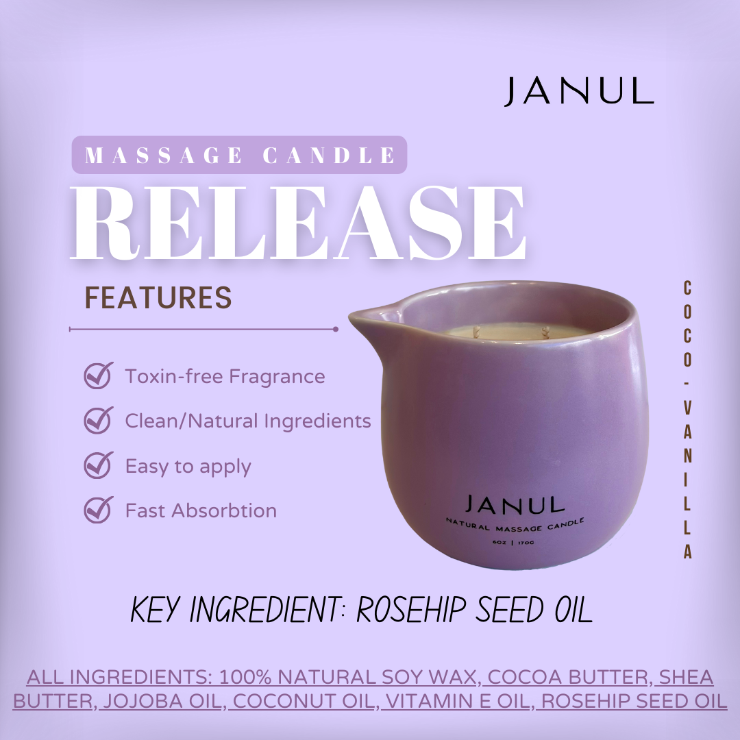 RELEASE massage candle