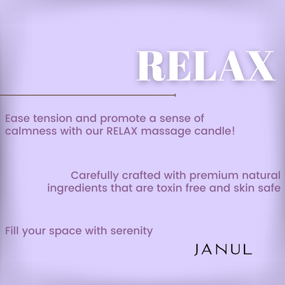 RELAX Massage Candle